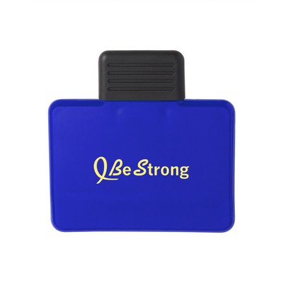 Recycled PS Rectangle Shape Magnetic Memo Clip