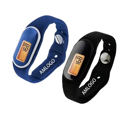 Tap 'N Read Waterproof Fitness Tracker Pedometer Watch